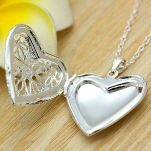 18k GF Heart Locket Necklace